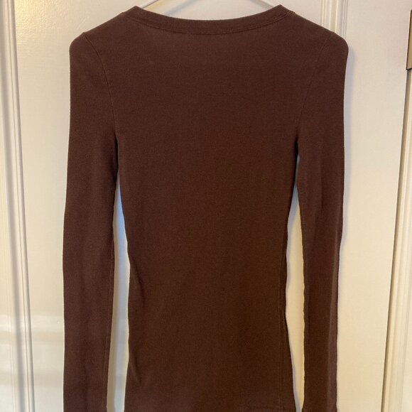 Stem long sleeve tee brown - Picture 2 of 8